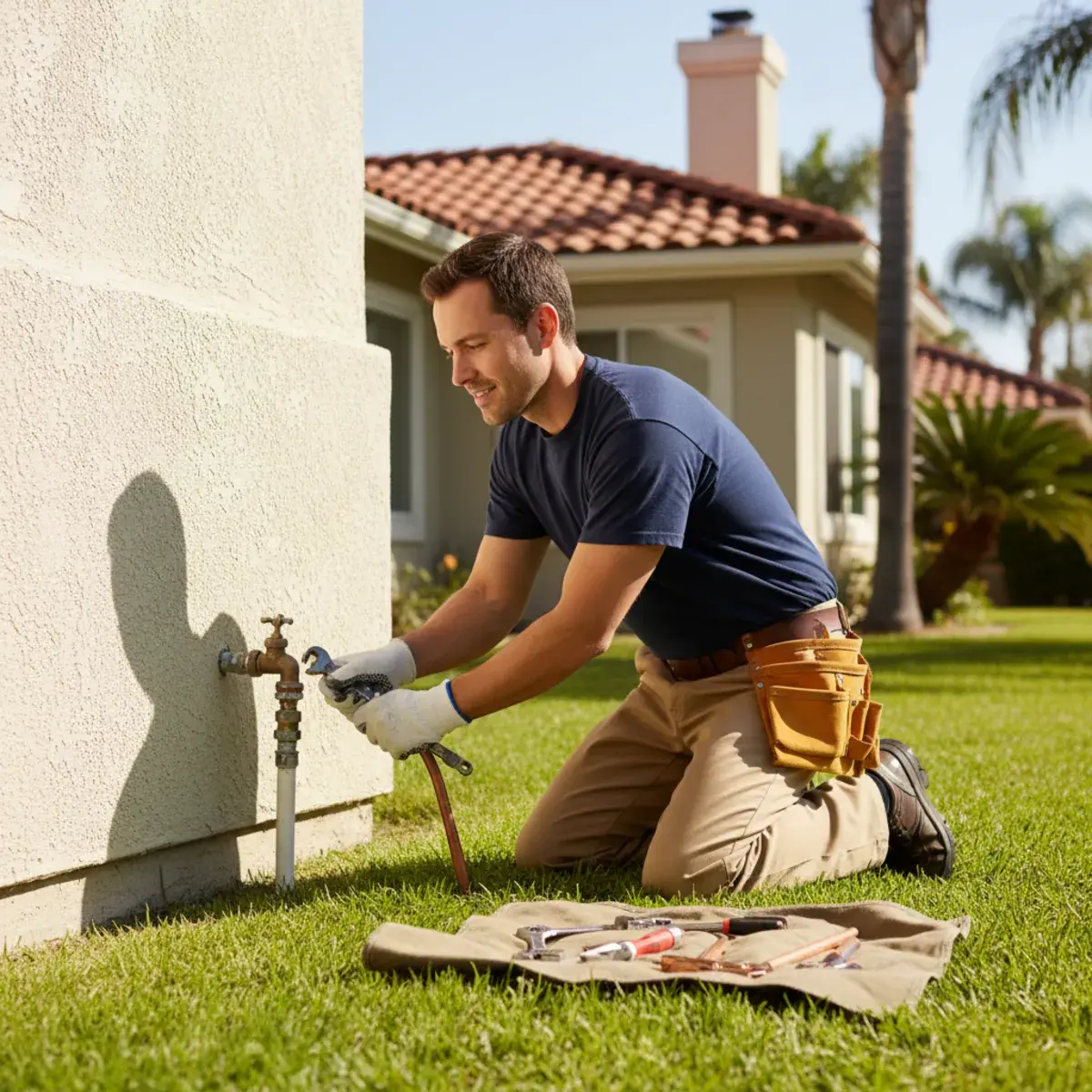 Outdoor Plumbing in San Bernardino, CA — professional local plumbing service