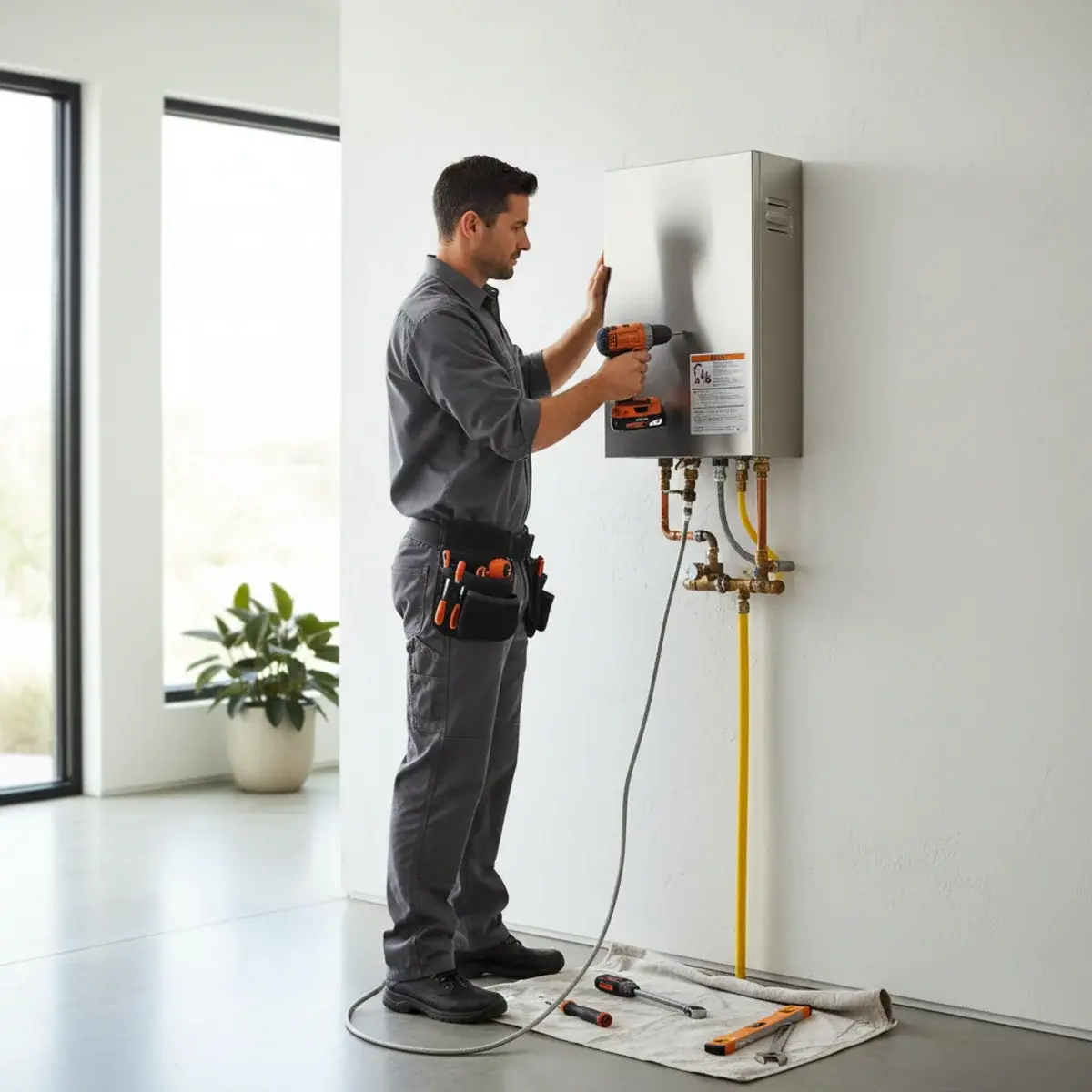 Tankless Water Heater Installation in San Bernardino, CA — professional local plumbing service